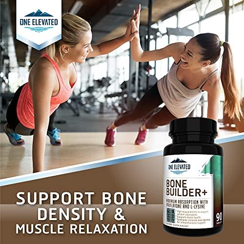 Comprehensive Bone Builder Calcium Supplement. Formulated with Highest Grade Calcium -Carbonate/Hydroxyapatite/Citrate, Magnesium, Zinc