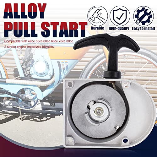 Alloy Pull Start Starter Starters 49cc 50cc 60cc 66cc 70cc 80cc 2-stroke Engine Motorized Bicycle Bike