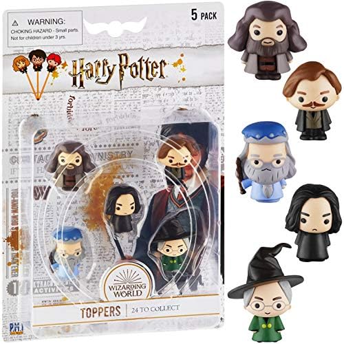 Harry Potter Pencil Toppers, Gifts, Toys, Collectibles – Set of 5 Harry Potter Figures for Writing, Party Decor – Remus Lupin, Rubeus Hagrid