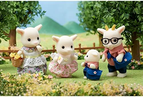 Calico Critters Pickleweeds Hedgehog Family - Set of 4 Collectible Doll Figures for Children Ages 3+