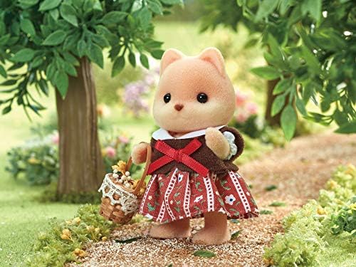 Sylvanian Families Epoch Doll (Caramel Dog Family) FS-35 ST Mark Certified, for Ages 3 and Up, Toy, Dollhouse Sylvanian Families, Epoch, Inc