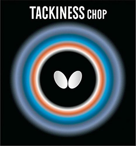 Butterfly Tackiness Chop Table Tennis Rubber Table Tennis Rubber | 1.5 mm, 1.7 mm, or 1.9 mm | Red or Black | 1 Inverted Table Tennis Rubber Sheet | Professional Table Tennis Rubber