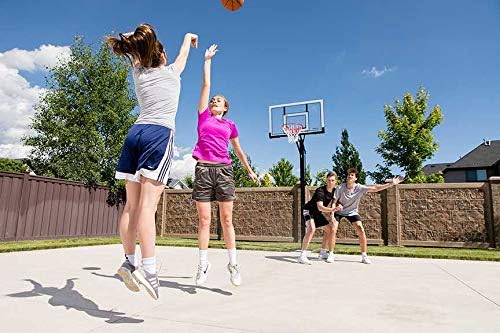 Lifetime Adjustable In-Ground Basketball Hoop, Power Lift Height Adjustment 7.5-10 Ft, 54-Inch Acrylic Backboard, Slam-It Pro Rim, Steel-Framed