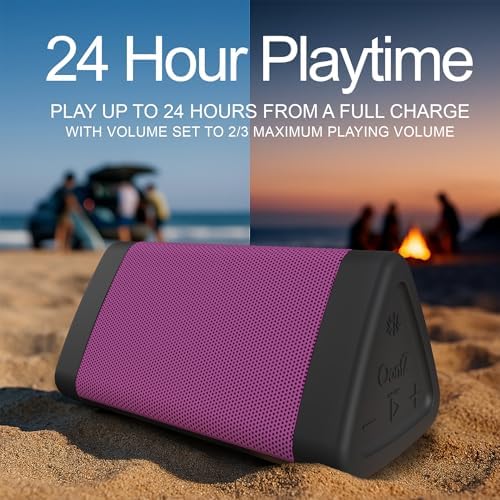 OontZ Angle 3 Gen 4 Portable Bluetooth Speaker, 12W, 24-Hour Playtime | Compact 12W Bluetooth speaker with clear sound, 24-hour playtime, 100-ft range, IPX5 waterproof, AUX Input.
