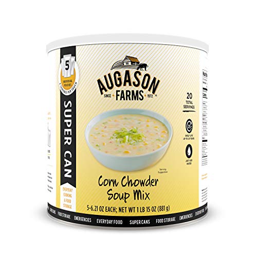 Cheesy Broccoli Soup Mix Emergency Food Supply, 38 Servings, 10 Year Shelf Life, Good Source of Vitamin A & C - Dehydrated Meals, Resealable Can, Survival Food Camping Essentials, Just Add Water | Emergency Food Supply, Everyday Meals, 38 Servings