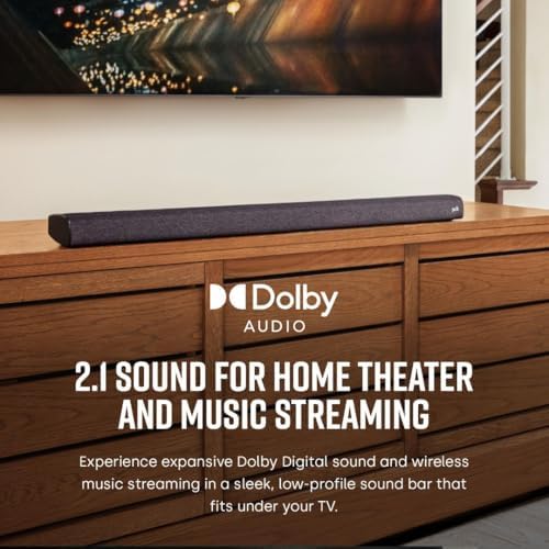 Polk Audio Signa S2 Ultra-Slim Sound Bar for Smart TV with Subwoofer