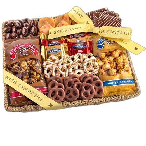 A Gift Inside Chocolate Gift Basket - Sweet Treats Gift Tray, Chocolates Gift Basket for Mom, Dad, Family & Friends
