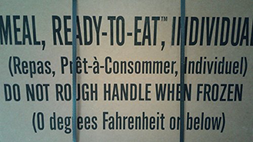 MILITARY MREs BOX A INSP/TEST DATE 03/2021 | MRE Box Genuine Military – Case A, Inspection/Test Date 03/2021, Field-Ready Meals Ready to Eat