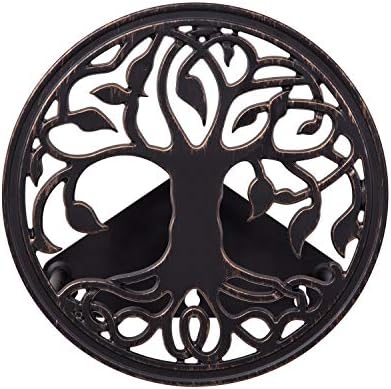 Liberty Garden 671 Wall Mount Decorative Garden Hose Butler, Holds 125-Feet of 5/8-Inch Hose - Patina