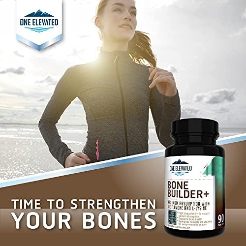 Comprehensive Bone Builder Calcium Supplement. Formulated with Highest Grade Calcium -Carbonate/Hydroxyapatite/Citrate, Magnesium, Zinc