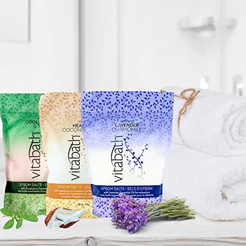 Vitabath Lavender Chamomile Epsom Salts Relaxing Detox Aromatherapy