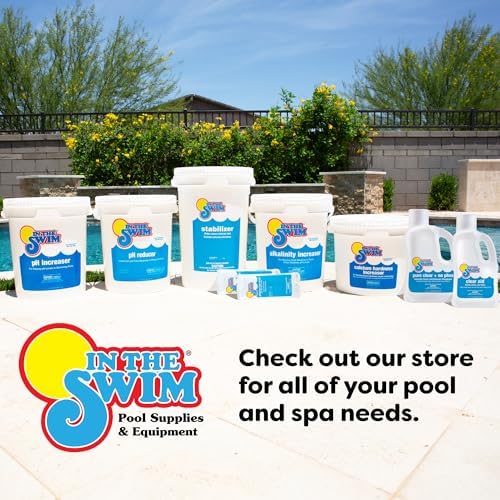 In The Swim Calcium Hardness Increaser for Swimming Pools - 25 Pounds | Fast-Acting, Scale Prevention - 94% Calcium Chloride
