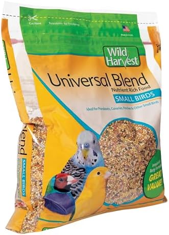 Wild Harvest Universal Blend For Small Birds 3 Pounds, Foritified Nutrition