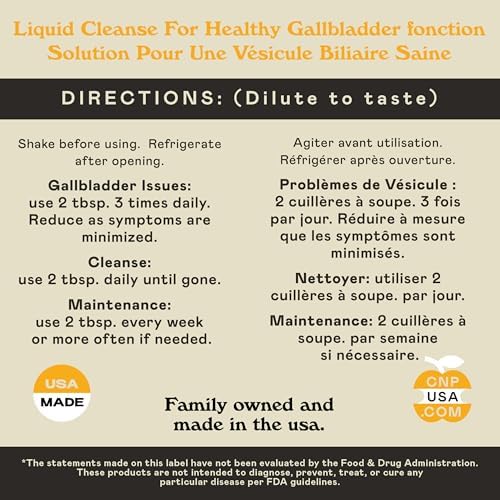 CNP | Gallbladder Stone Breaker Liquid 8oz - ACV Chanca Piedra Cleanse Aid | Organic gallbladder support liquid with apple cider vinegar, turmeric, lemon, hibiscus & chanca piedra for sludge cleanse aid
