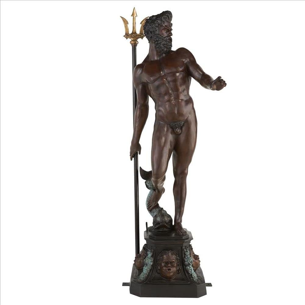 Design Toscano Neolithic Style Gaia Earth Mother Woman Indoor/Outdoor Garden Statue, 40 inches tall, Cast Stone Resin, Rough Stone Finish