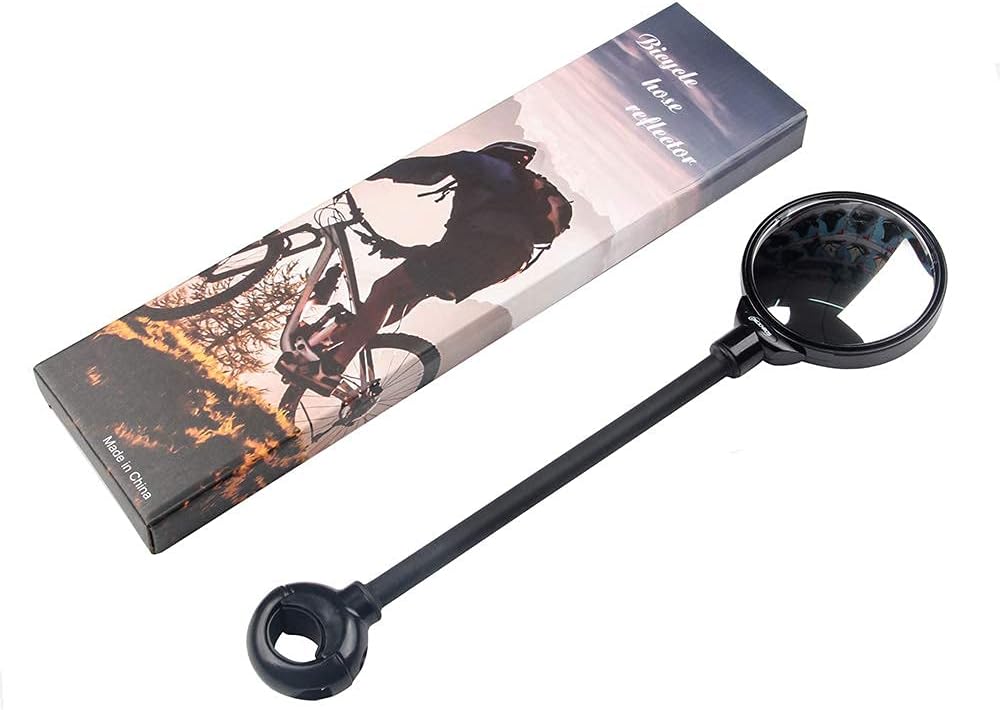 Bike Mirror Rotatable And Adjustable Wide Angle Rear View Shockproof Convex Mirror Universal For Bike Bicycle