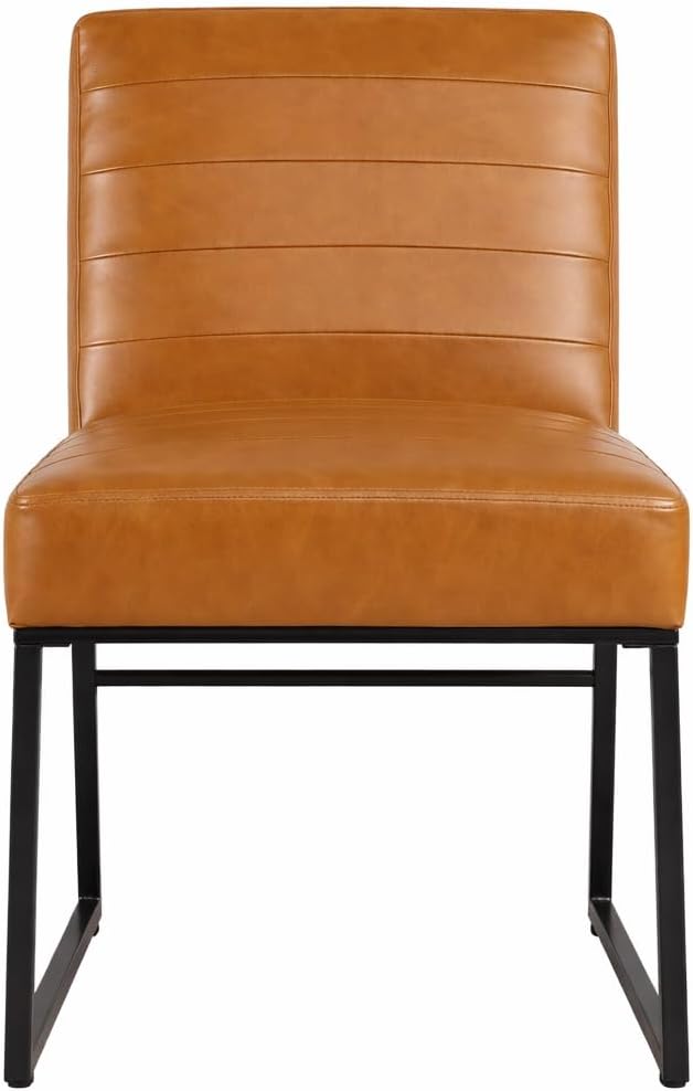 HomePop Parsons Dining Chair - Red & Gold Damask (Single Pack)