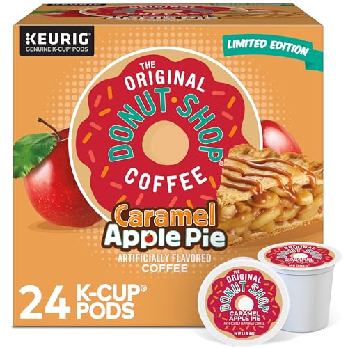 The Original Donut Shop Caramel Apple Pie Coffee, Keurig K-Cup Pod, Light Roast, 24 Count