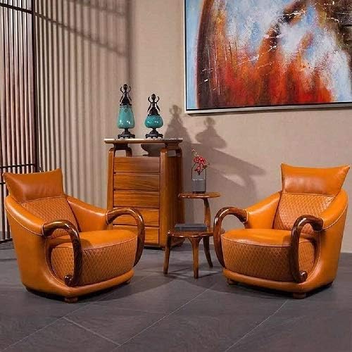 Pack of 4 Walnut Furniture Legs Round Bun Feet 2" Tall Wood Sofa Legs Replacement Legs for Cabinet Couch Chair Dresser