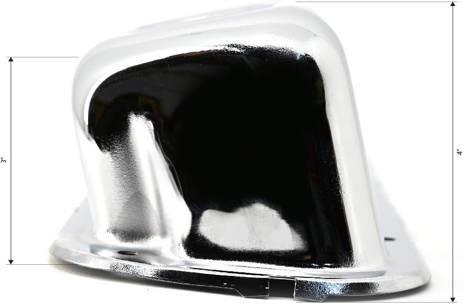 Steel Valve Covers Fits 1962–85 Ford SB 260‑289‑302‑351W – Smooth – 1 Hole – Chrome