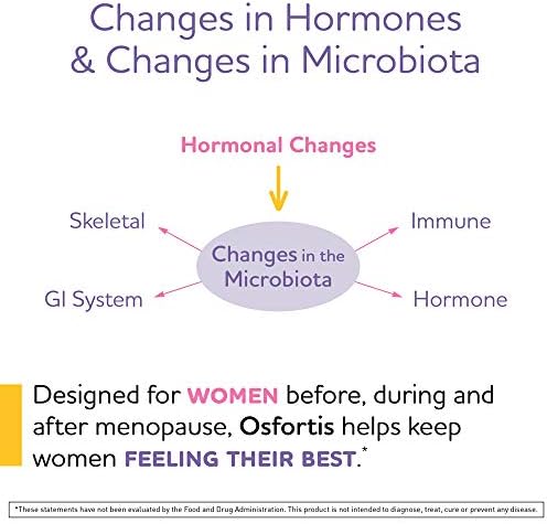 BioGaia Osfortis, Women’s Probiotic for Strong Bones, Immune Balance & GI Wellness, Contains L. reuteri 6475, 60 Capsules, 1 Pack