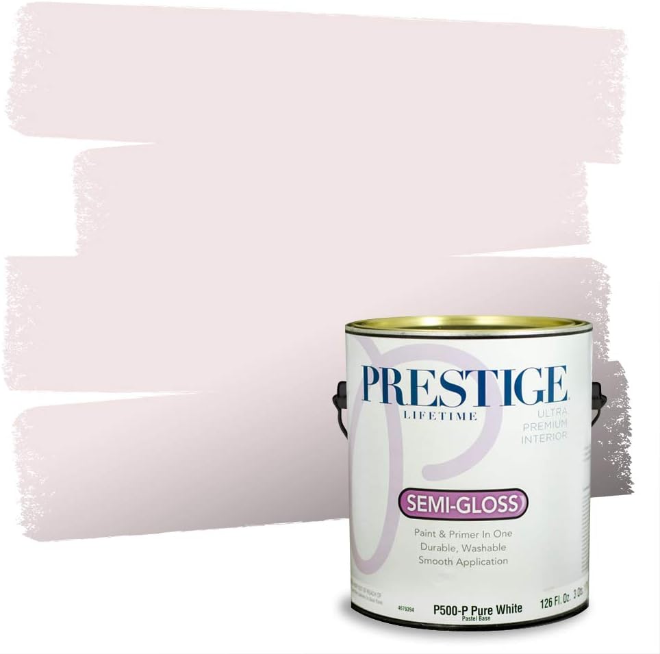 PRESTIGE Paints Exterior Paint and Primer In One, 1-Gallon, Satin, Comparable Match of Sherwin Williams* Grandeur Plum*