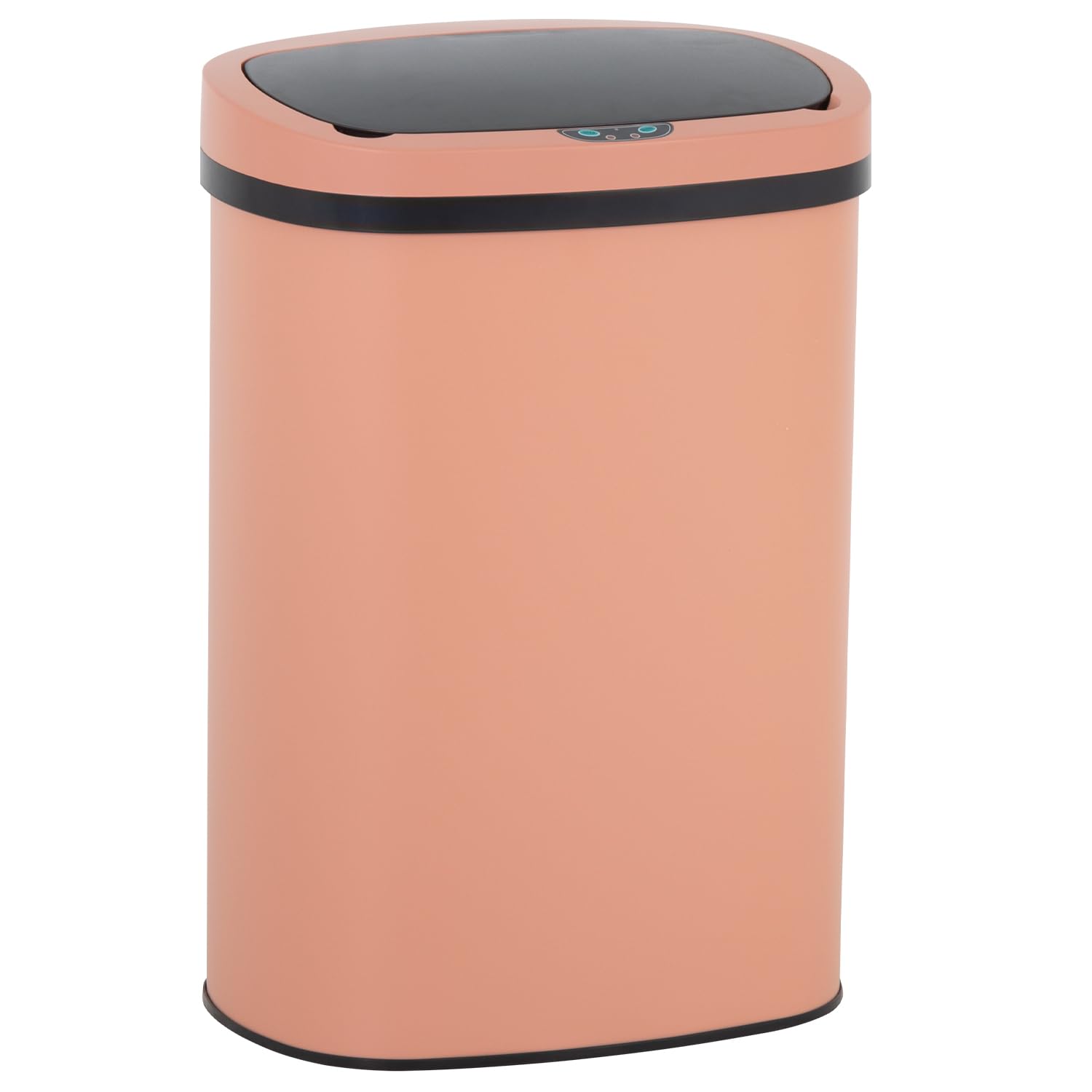 FDW | 13 Gallon Stainless Steel Trash Can with Lid | Silver