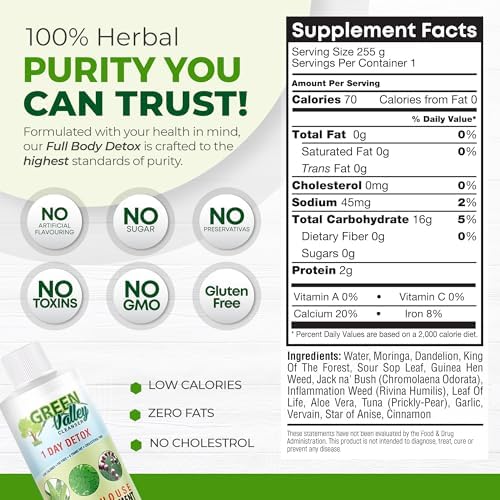 – Natural Herbal Colon Cleanse Detox Supplement | Supports Digestion, Bloating Relief & Regularity | 8 oz Liquid