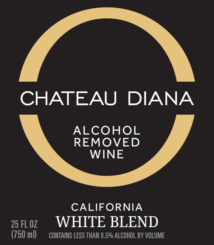Chateau Diana Zero Alcohol Removed California White Blend (3, Chateau Diana Zero - Alcohol Removed White Blend - 3 Pack)