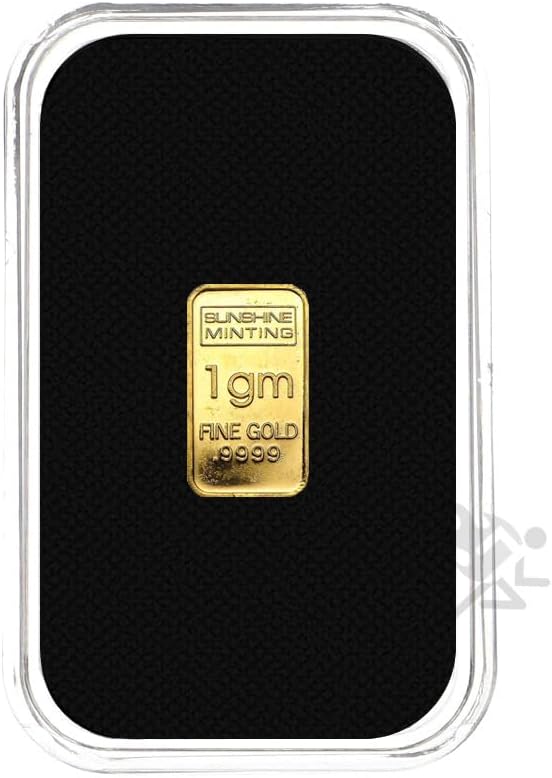 Air-Tite Black Wafer Capsule Holders for 1oz or Smaller Gold Bars Qty: 10