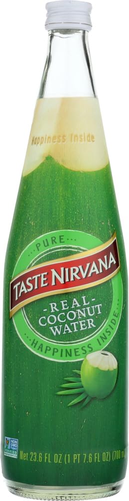 Taste Nirvana Coconut Water, 23.6 Ounce Bottles, 6 Count