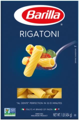 Barilla Pasta, Penne, Rigatoni, Cellentani, and Farfalle, 16 Ounce (Pack of 4) - with Make Your Day Mini Bamboo Spatula