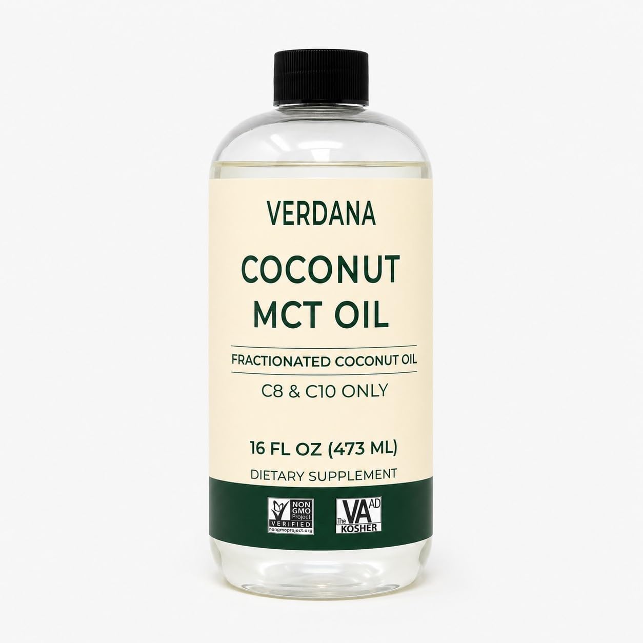 Verdana Food Grade MCT Oil 16 oz – For Keto Coffee