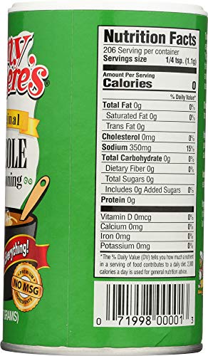 Tony Chachere's Original Creole Seasoning, 8-Ounce Shakers (Pack of 12) by Tony Chachere's