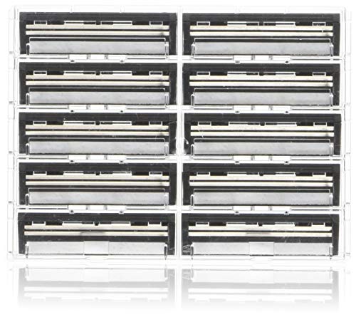 100 Personna Twin 2 ( TWIN II ) Razor blades - Compatible with GIllette's Trac 2 Razor system