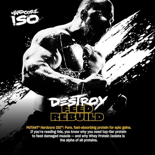Mutant Hardcore ISO, Whey Protein Isolate, Triple Chocolate, 1.6 lb