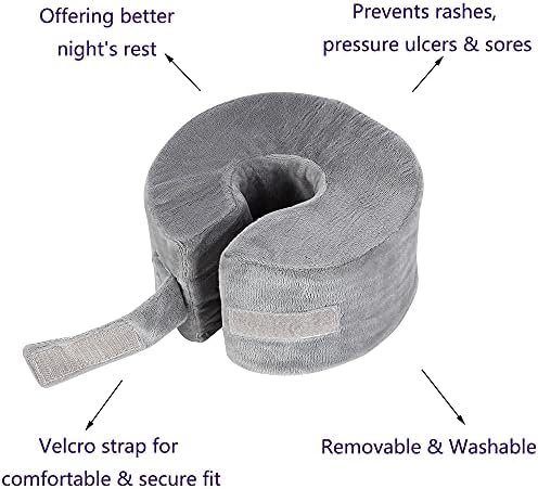 Foot Elevation Pillow Elevating Leg Rest Ankle Protector Foot Leg Support Pillow Broken Ankle Donut Foam Foot Elevator Cushion Heel Pillows