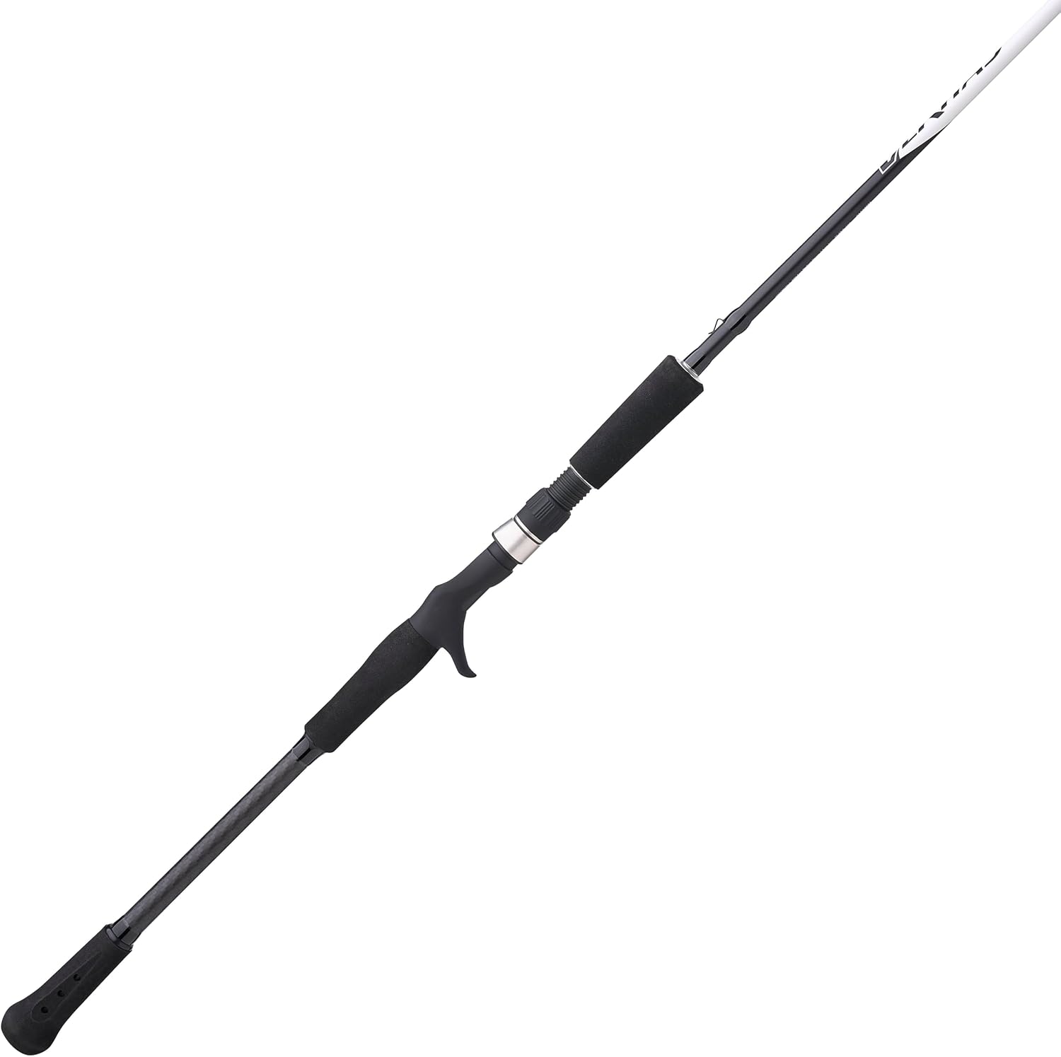 Abu Garcia Veritas Casting BFS Fishing Rod, Balanced and Lightweight Rod, Powerlux 100 Construction, Custom Ergonomic Reel Seat