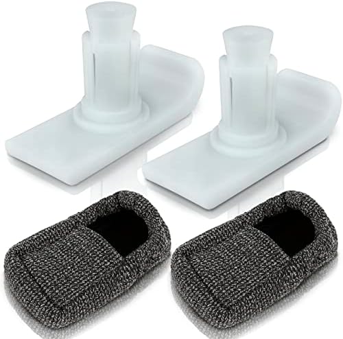Vive Walker Ski Glides & Covers 4 PCS - Tennis Ball Accessories Sliders for Seniors, Universal