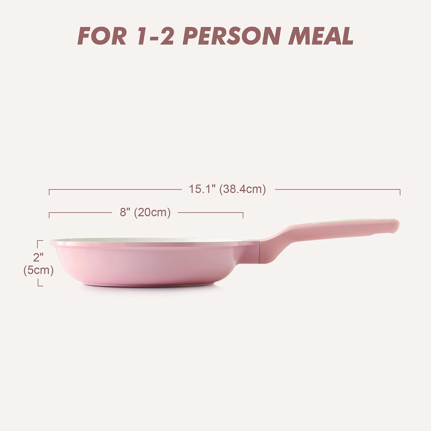SENSARTE Nonstick Frying Pan Skillet, Swiss Granite Coating Omelette Pan, Healthy Stone Cookware Chef's Pan