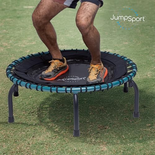 JumpSport Workout Rebounder for Adults, Mini Fitness Trampoline