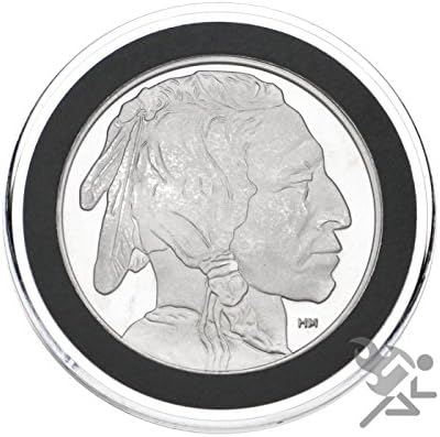Air-Tite (20) 39mm Black Ring Coin Holder Capsules for 1oz Silver & Copper Rounds Casino Chips