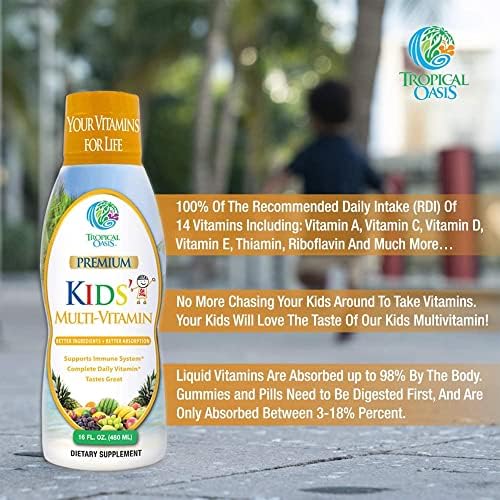 Tropical Oasis MultiVitamin Mineral/ for CHILDREN (16 oz) Liquid