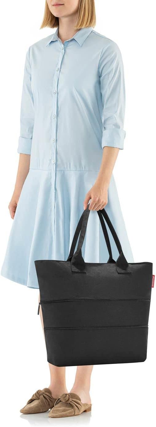 reisenthel shopper e1 - Large capacity and expandable bag made of water repellent and recycled polyester fabric