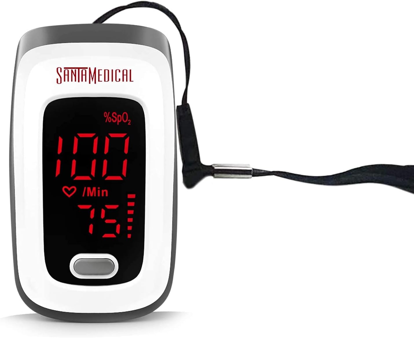 Fingertip Pulse Oximeter, Blood Oxygen Saturation Monitor (SpO2) with Pulse Rate Measurements and Pulse Bar Graph