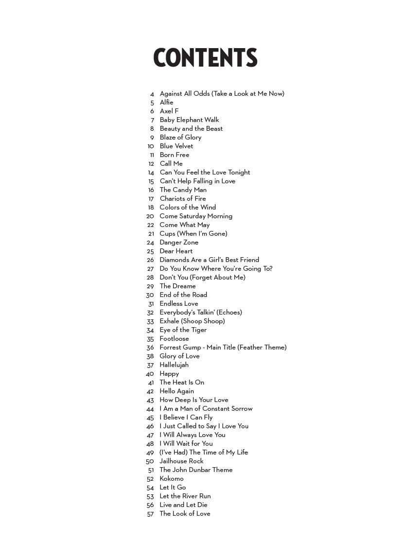 101 Movie Hits for Alto Saxophone | 101 Film Favorites Including Beauty and the Beast, Eye of the Tiger