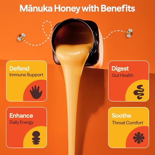 Wedderspoon Raw Manuka Honey 150+ MGO, 8.8 Oz