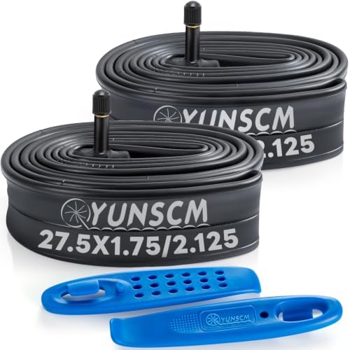 YUNSCM 27.5 Bike Inner Tubes 27.5 x 1.75/1.95/2.0/2.10/2.125 Schrader Valve