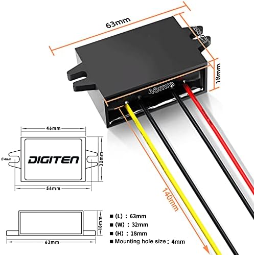 DC 6V 5-11V to 12V 2A Step up Converter Regulator Waterproof Boost Power Module