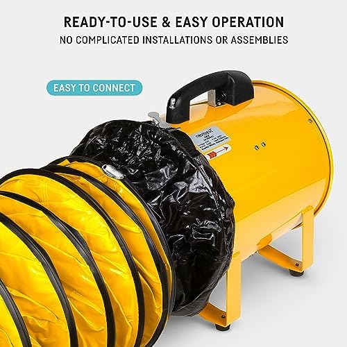 neverest® 12-Inch Industrial Blower Fan, High-Powered 2400 CFM Portable